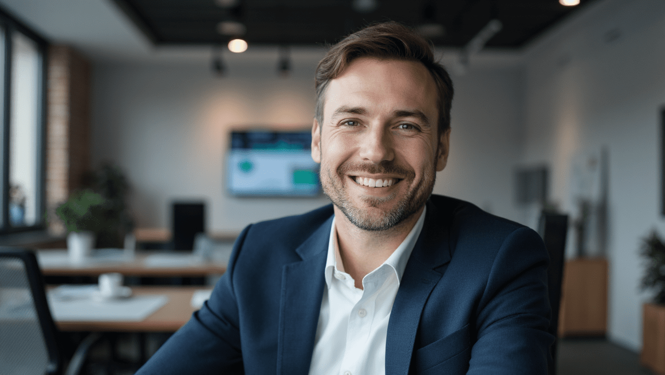 Professional portrait of Alex Carter