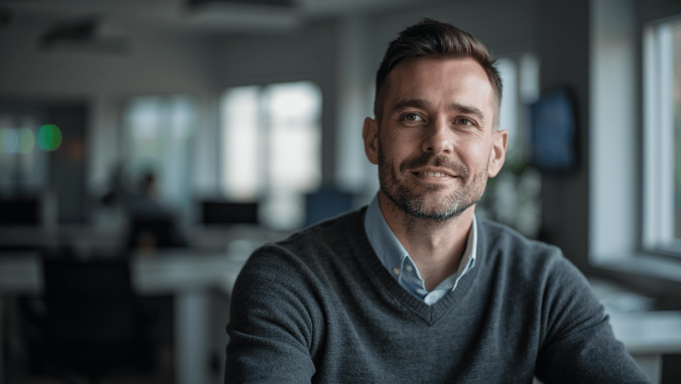 Professional portrait of Ben Rivera