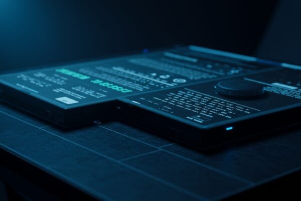 A graphic representing interconnected financial data, with a barrier over some elements, symbolizing Visa's exit from U.S. open banking and its impact on fintech data governance.