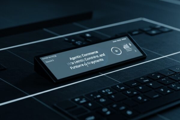 AI agents in a digital commerce environment making autonomous payments.