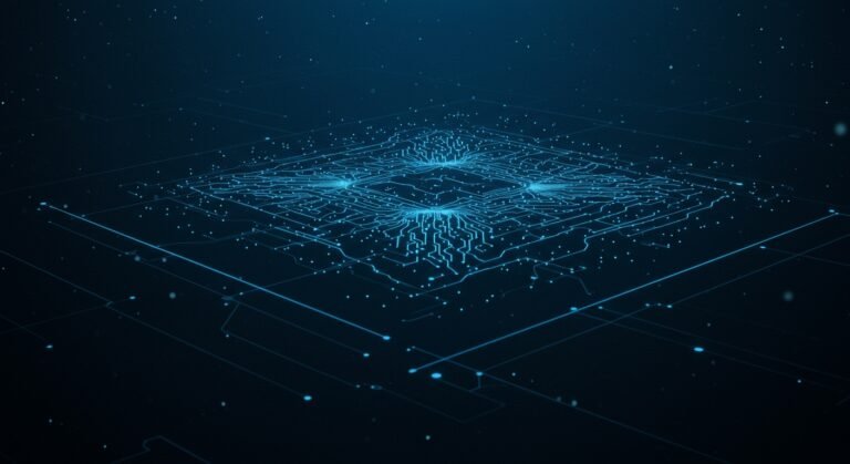 A stylized representation of interconnected neural networks, with "GPT-5" subtly integrated, symbolizing advanced AI intelligence and its widespread impact.