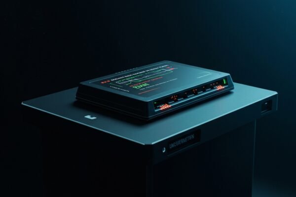 Digital lock overlaying a network, illustrating the geopolitical implications of cybersecurity information sharing for fintech.