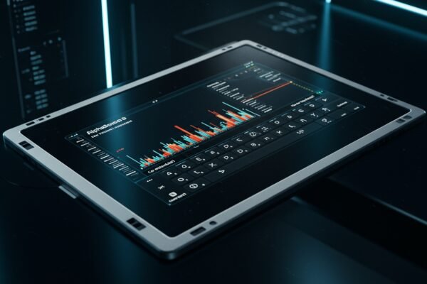 AI-driven Market Intelligence dashboard showing real-time financial data and insights.