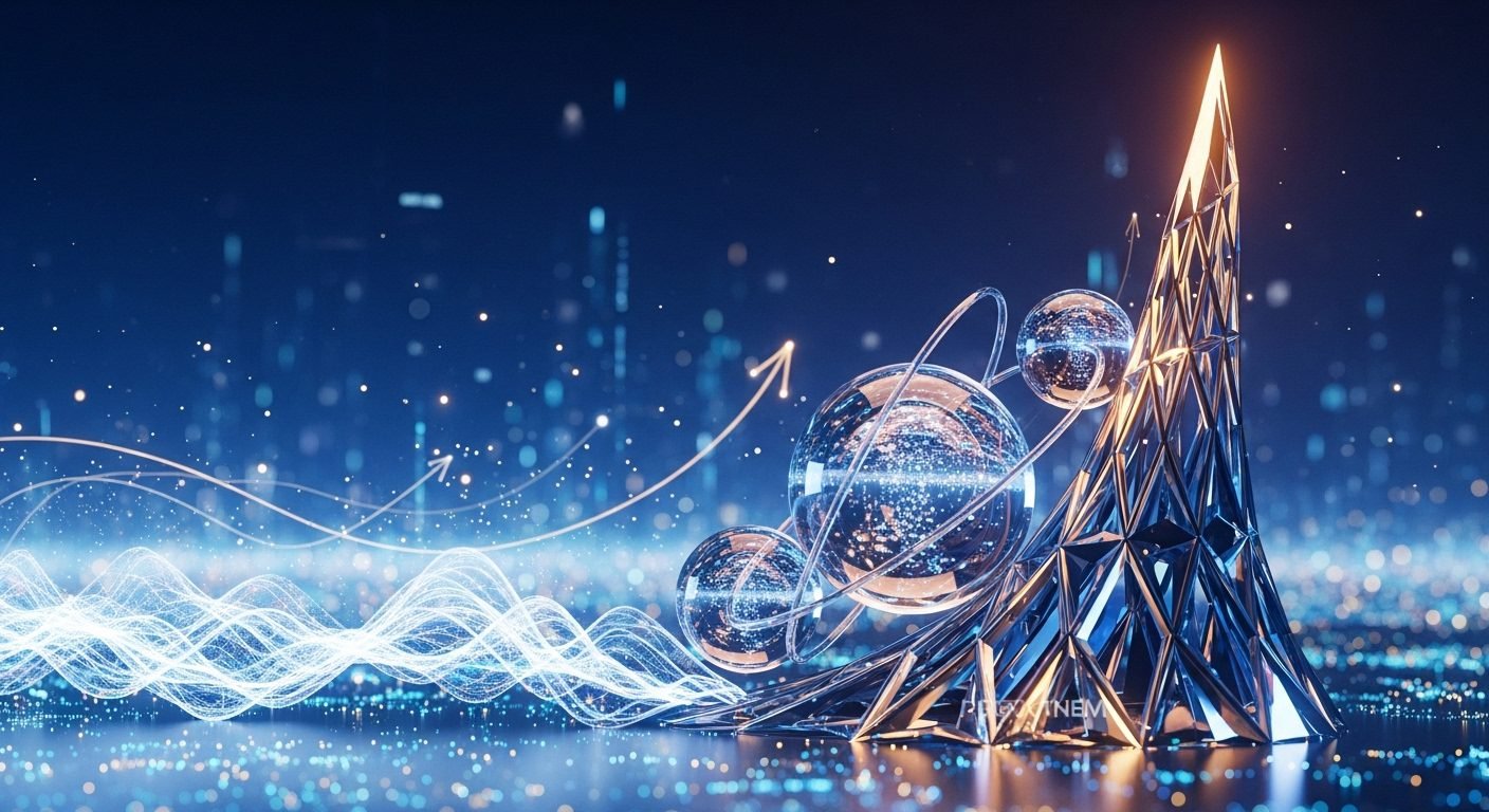 Revolut logo against a backdrop of financial charts representing its $75 billion valuation.