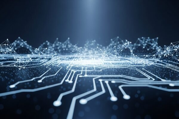 A graphic depicting Flipkart's Tech Day 2025 innovations in AI, fintech, and e-commerce.