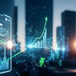 Klarna logo displayed with various digital banking icons, representing its pivot to broader financial services.