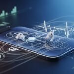 Close-up of the ultra-thin iPhone Air and AirPods Pro 3, symbolizing Apple's latest push into premium mobility and health technology. #AppleHealthTech