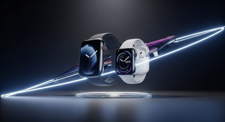 A conceptual image showing a futuristic, minimalist Apple product silhouette against a backdrop of abstract innovation, representing the 'unannounced' nature of the event.