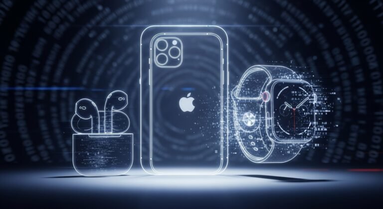 A stylized image representing unconfirmed digital information or a 'leak' flowing out of a smartphone, symbolizing the topic of unverified tech news and its potential impact.