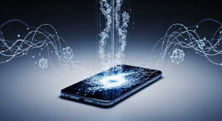 A Samsung Galaxy smartphone displaying the Samsung Wallet app with cryptocurrency icons, symbolizing the integration with Coinbase.